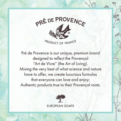 Artisanal Soap Bar, Enriched with Organic Shea Butter, Natural French Skincare, Quad Milled for Rich Smooth Lather, 8.8 Ounce, Lemongrass