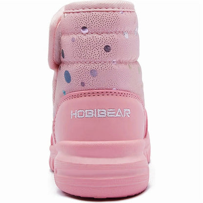 Boys Girls Toddler Snow Boots Waterproof Slip Resistant Outdoor Kids Winter Shoes